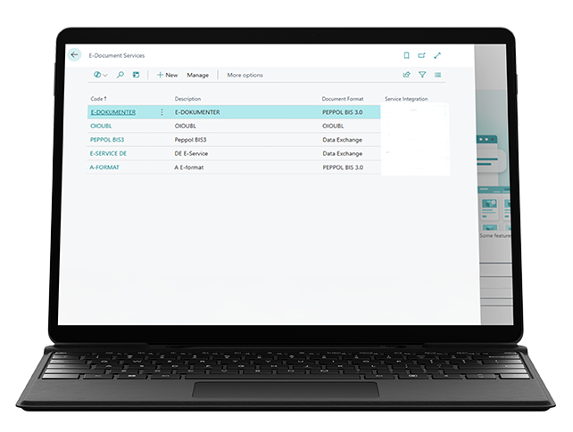 Screenshot E-Dokument_E-Rechnung