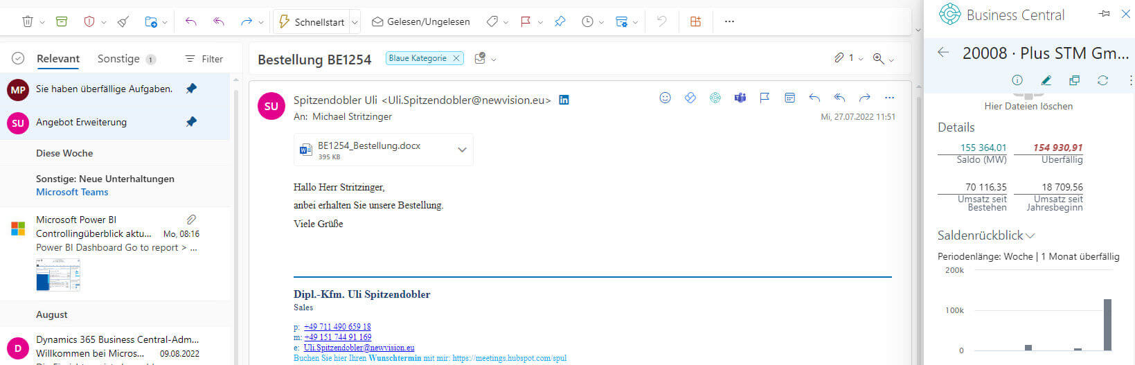 Outlook Integration