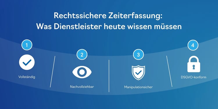 Rechtssichere Zeiterfassung IT-Dienstleister