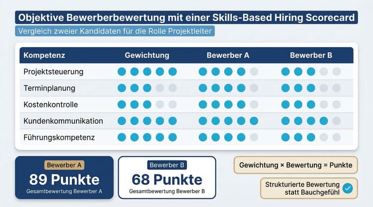 Scorecard Beispielvergleich