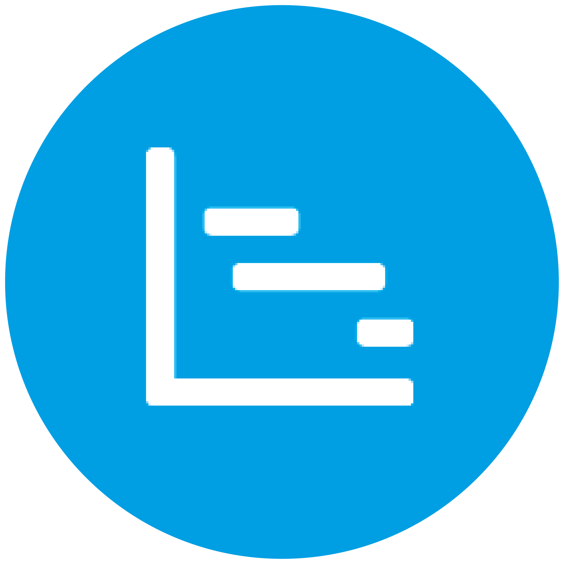 Icon mit einem als Diagramm dargestellten Projektplan – steht für strukturiertes und effizientes Projektmanagement in Echtzeit