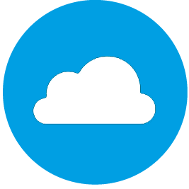 Icon mit Cloud- steht für flexibler Remotezugriff