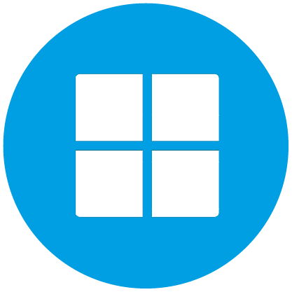 Icon mit Microsoft Logo– symbolisiert Microsoft-Integration & Dokumentenmanagment (DMS)